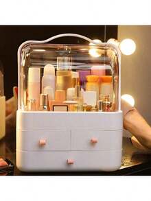 Organizador de maquillaje de alta gama con gran capacidad, estantería de almacenamiento en cajón para cosméticos y joyas - Multicolor - Ver 6