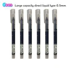 10支装蓝色直头液体凝胶笔/速干圆珠笔/大容量记事本/办公签名笔/适用于学校办公室、考试用品、文具、开学季文具。学校用品、返校用品、教师用品、学校必需品、返校用品、记号笔、高中用品