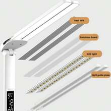 1pc Multi-Function LED Folding Desk Lamp, Touch Dimming, USB Powered, Suitable For Office, Study, Bedside Reading, Eye-Caring Home/Office Lighting - white light - View 5