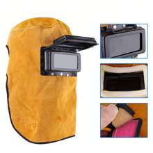 Durable Good Quality Heat Resistant Breathable Welding Helmet Protection Mask with Lens - Amarillo - Ver 4