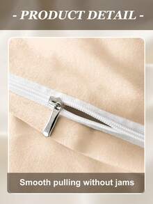 2/3件套床上用品，纯色亲肤床上用品套装，简约风格床上用品套装，舒适柔软透气，是复活节、母亲节和节日礼物的理想之选，适用于单人床/双人床/大号床/特大号床 - 非常适合卧室、客房、宿舍，包含1件被套和1/2件枕套（不含填充物），可机洗。 - 奶油白 - 查看 5