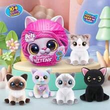 ZURU Pets Alive Smitten Kittens Surprise, Nurture Play Soft Toy Unboxing Adopt Interactive 10 Sounds, Perfect Gift For Girls And Children, Surprise Mystery Egg, 1 Count (Random) - Multicolor (Random Style) - View 3