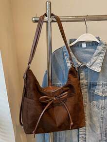Women Tote Bags - Coffee - View 11