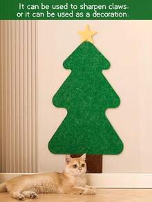 1pc Felt Wall Mounted Scratching Pad. Cat Self-Grooming Durable Scratching Board Toy, Sofa Scratch Mat, Abrasion Resistant Felt Pad