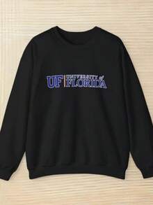 University Of Florida Logo Unisex Sweatshirt (2) - 黑色 - 查看 1