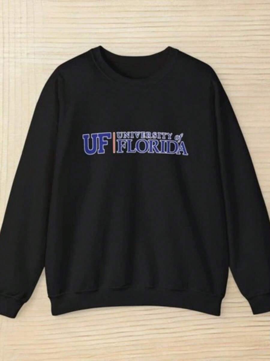 University Of Florida Logo Unisex Sweatshirt (2) - 黑色 - 查看 1