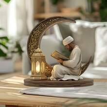 2D平面开斋节斋月开斋节桌面装饰，2D亚克力桌面摆件，开斋节节日装饰，开斋节礼物，家居与厨房 > 节日装饰 > 装饰牌匾及摆件 - 彩色 - 查看 1