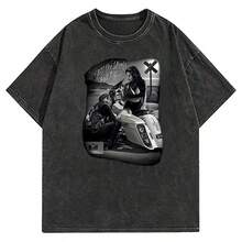 David Gonzales Art DGA Ride Or Die Till The Wheels Fall Of Adult Mens Tee Shirt - màu đen - Xem 1