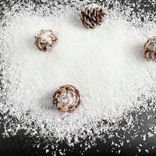 20/50/100g-Fake Snow Decoration - Artificial Snow For Christmas Decoration,Christmas Decoration Simulation Snowflake Dry Snow Powder Artificial Snow Photo Props Artificial Snowflake, Fake Snow Crafts - White - View 3