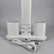 1pc Multi-Function LED Folding Desk Lamp, Touch Dimming, USB Powered, Suitable For Office, Study, Bedside Reading, Eye-Caring Home/Office Lighting - white light - View 10