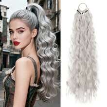 Bright Orange Curly Hair Ponytail Wig, With One-Click Function To Unlock Unique And Styles, Easily Creating An Atmosphere. Suitable For Various Gatherings And Other Occasions To Wear. - Multicolor - View 10