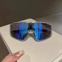 1 Pair Of Fashionable And Colorful Goggles, Cycling Goggles, Adult Outdoor Sports Goggles, Outdoor Hiking Goggles, Running Goggles, Marathon Goggles, Windproof Climbing Goggles, Outdoor Off-Road Cycling Goggles, Travel Vacation Goggles - Multicolor - View 15