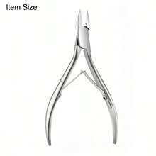 1pc Professional Stainless Steel Nail Clipper, Suitable For Ingrown Nail Trimming, Precise Edging, Thick Nails And Foot Care - Multicolor - View 6