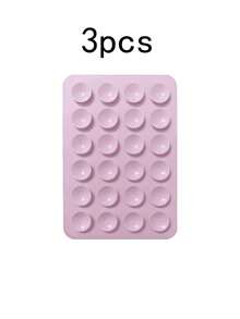 1 Silicone Phone Adhesive Handle, Suction Cup Phone Case Holder, Hands-Free Adhesive Phone Handle, Suitable For Selfies And Videos, Phone Finger Grip Holder, Compatible With Various Smartphones - Multicolor - View 10