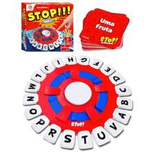 Jogo De Raciocínio o ê Stop Jogar Entre Amigos com 72 Temas - Multicolorido - Visão 11