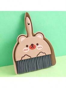 [Teddy & Frog 3D Broom Set] Cleaning Tool With Static Dust Control, Fun Parent-Child Activity, Playful Room Cleaning Game, Adorable Cartoon Design No Dust Residue