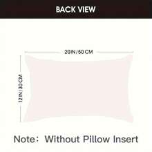 2pcs Retro 80s Music Style Cassette Tape Pattern Pillow Covers, No Filling - Black - View 5