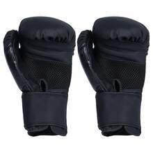 Boxing Training Gloves Enhancing Breathability Lightweight Material Suitable For Muay Thai Taekwondo - 黑色 - 查看 4