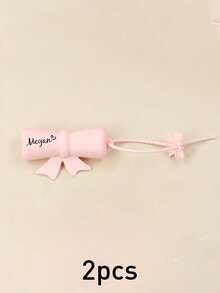 Custom Lipstick Case With Name, Holder, Personalized Holder, Lip Balm Holder, Customized Lip Gloss Holder Keychain, Customizable Bow Lipstick Protective Case, Valentine'S Day, Birthday Gifts, Silicone, Travel Essentials, Wedding Accessories, Family, Couple, Sisters, Friend, Mom - Style a - View 16