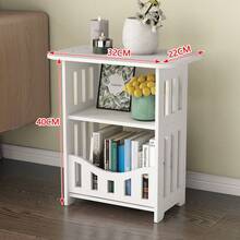 Minimalist Creative Small Square Coffee Table, Bedside Cabinet, Suitable For Living Room, Small Space, Nordic Style - Multicolor - View 5