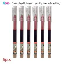 10支装蓝色直头液体凝胶笔/速干圆珠笔/大容量记事本/办公签名笔/适用于学校办公室、考试用品、文具、开学季文具。学校用品、返校用品、教师用品、学校必需品、返校用品、记号笔、高中用品