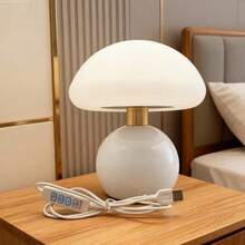 1PC Desk Lamp, Creamy Mushroom Light, Cute Mini Bedside Lamp, Used For Aesthetic Room Decoration, Dimmable Night Light, Bedroom Living Room, Bedside Table Lamp, LED Light For Eye Protection, Simple Retro Unique Bedside Table Lamp, Household Kitchen S - 2857 - View 5