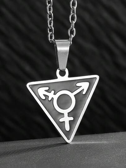 1pc Gothic Style Skull Heart Pendant Necklace, Retro Hip-Hop Unisex Choker, Unique Gift For Music Festivals And Daily Wear