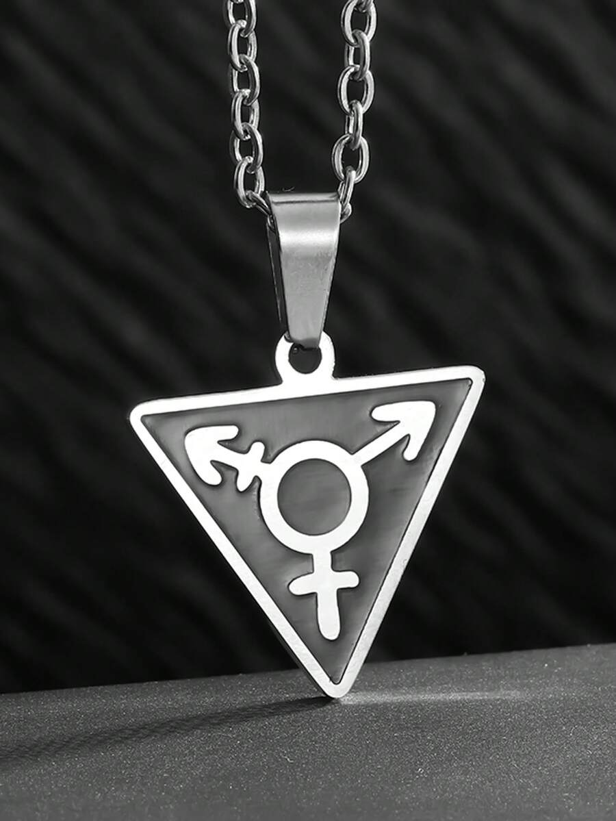 1pc Gothic Style Skull Heart Pendant Necklace, Retro Hip-Hop Unisex Choker, Unique Gift For Music Festivals And Daily Wear - Heart Skeleton Necklace - View 1