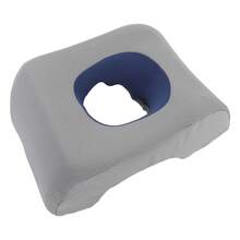 Ergonomic Prone Pillow: Soft And Hollow Headrest Cushion For Massage And Beauty Tables. - Blue - View 9
