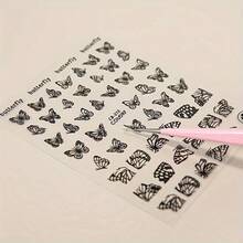 1支双头美甲镊子，带硅胶压头 - 精准水钻贴片器和美甲工具 - 彩色 - 查看 5