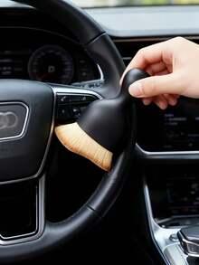 Versatile Car Detailing Brush - Soft, Non-Slip Grip For Interior Cleaning, Air Vents & More - Durable Dust Removal Tool, For Return School