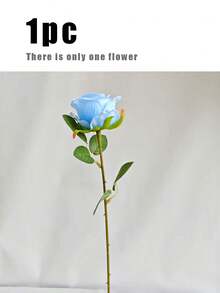 10/5/1 pieza Rosas artificiales de color borgoña con tallos, ramos de rosas de tela de terciopelo, rosas falsas, adecuadas para la decoración del hogar, la decoración de la sala de estar, la decoración de la habitación, la decoración de bodas, los centros de mesa, la decoración de fiestas, la decoración del jardín y como regalos para el Día de San Valentín, cumpleaños, propuestas, graduaciones, regalos para mujeres, regalo de cumpleaños, decoración del hogar de la sala de estar, decoración del hogar, adornos del hogar, flores artificiales, flor artificial, decoraciones de dormitorio. - Celeste - Ver 12