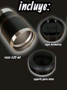 Vaso Térmico Multiusos 420 ml de Acero Inoxidable,PYA-10,Termo Aislante de Doble Pared 304, Porta Latas Enfriador de Bebidas, Taza con Tapa Hermética Libre de BPA, Mantiene Frío y Caliente, Ideal para Café, Agua, Refrescos, Viaje, Oficina, Gimnasio y Coche - Rosa Fucsia - Ver 10