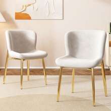 Chaises de salle à manger - Beige 6 - Voir 5