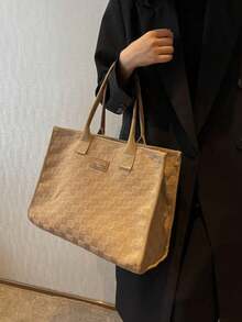 Women Tote Bags - Khaki - View 5