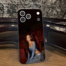 Singer K-KATE Manon Phone Case For  17,16,15,14,13,12,11 Plus,Pro Max,XS,X,XR,SE,Mini,8,7,Soft Silicone Black Cover.Christmas Accessories. - z2 - 查看 9