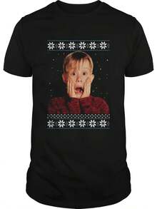 Christmas Reindeer Rodeo Tee With Flying Hooves Candy Trails and Wild North Pole Fun Suitable gifts for Christmas (Día de Reyes/Año Nuevo/Día de la Candelaria) - Negro - Ver 2