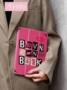 Ayotu Pink Book Case Compatible With Galaxy Tab/,9th/8th/7th Geration 10.2 Inch ,New 10th Geration Cover,With Auto Wake/Sleep,Four Corners Anti-Fall.Holiday Phone Accessories. Valentine's Day Gift Giving Valentine's Day Gifts Valentine's Day It Is The Best Gift Choice For Friends Or Family. Customizable Things New Year Special Offer Holiday Special Offer Exquisiteldeal Holiday Present Ldeal Holiday Present Suitable For Gifting To Lovers Case Case 10th Generation A16 Case Kindle Acceseries Kindle Case - 彩色 - 查看 2