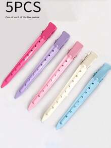 30/24/5Pcs Metal Alligator Hair Clips For Women Styling Sectioning, Hair Pins For Long Hair, Alligator Curl Loc Clips For Thick Hair Roller, Salon, Bows DIY Claw Clips Hair Claws Hair Barrettes, Hair Slide - Multicolor - View 3