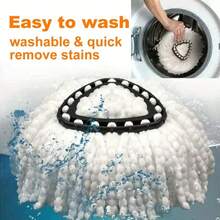 适用于 O-Cedar/旋转拖把的 1/2/3/5 件装替换拖把头 - 彩色 - 查看 8