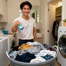 قرص منظف غسيل 3 في 1 بسعة كبيرة، ذو رائحة عطرية، للتنظيف وإزالة البقع وحماية الألوان، متوافق مع الغسالات ذات الحمولة العالية، ذو رائحة طويلة الأمد - متعدد الألوان - مشاهدة 7