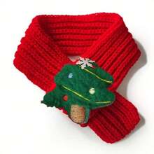 Christmas Cartoon Style Bell Bow Santa Claus Cat Dog Rabbit Red Scarf Pet Apparel Accessories, Fashionable - Multicolor - View 14