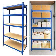 JAOSY Garage Integrated Storage Racks - Mavi - Görünüm 8