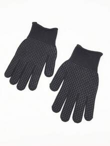 1 双硅胶珠状卷发棒，双面造型卷发器，耐热手套，适用于烫发、染发、卷发 - 彩色 - 查看 4