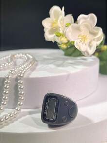 Contador digital LED de moda, contador digital portátil brillante multicolor con pulsador manual, adecuado para inventario de manualidades/recuento diario de artículos pequeños - Multicolor - Ver 18