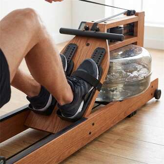 Fotpedalset för vattenroddmaskin, höghållfast PP justerbar träningsfotplatta kompatibel med vindmotståndsroddmaskin, fitnessutrustningstillbehör