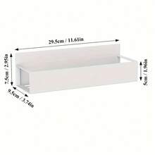 Magnetic Side Storage Rack, Heavy Duty Multipurpose Storage Rack, Suitable For Refrigerator, Freezer And Washing Machine, No Drilling Required For Installation, Rust-Resistant Black Coating, Wall-Mounted Spice Rack, Essential Home Storage Item