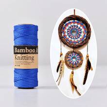 1毫米优质竹蜡绳 - 38码（35米），适合制作手链和编织，天然、结实、耐用的DIY首饰绳，有多种波西米亚风颜色可选。 - 彩色 - 查看 10