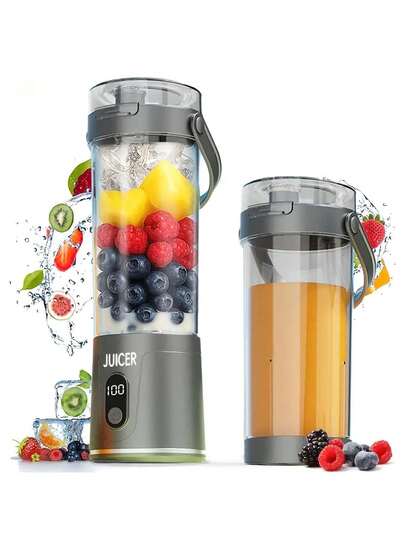 这款便携式搅拌机配备数字显示屏、强劲的20000转/分钟电机和不锈钢刀片。其小巧的设计使其适合制作冰沙、奶昔和蔬菜汁。它便于携带，并兼容USB设备，是居家、办公和旅行的理想之选。