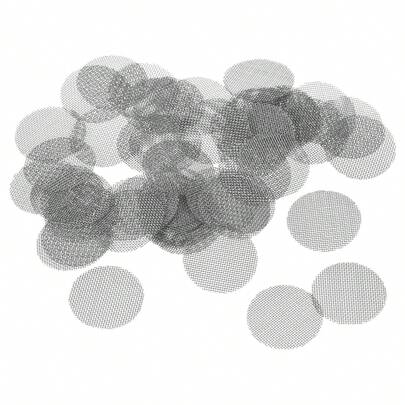 Pipe Screen Stainless Steel Screens 15mm Diameter Pipe, Pack Of 50